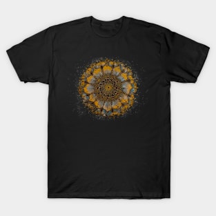 Cosmic Sunflower Star Seed in Space T-Shirt